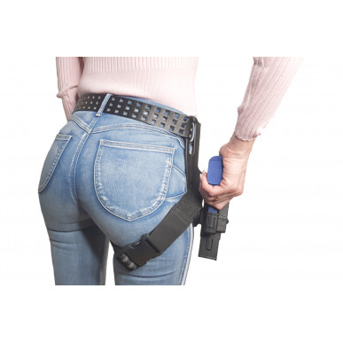 AM05 Supporto Coscia per Glock 45 nero VlaMiTex