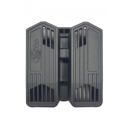 AM06 Поворотный двойной держатель для магазинов Glock 17 черный VlaMiTex