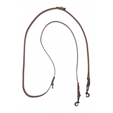 Correa para perro de cuero ajustable marrón VlaMiTex D2