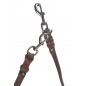 D2 Adjustable Leather Dog Leash Brown VlaMiTex
