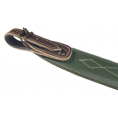 J50 Correia de Arma Verde Escuro-Marrom Escuro VlaMiTex