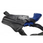 SR4 Holster d'épaule en cuir pour RECK Python canon de 4 pouces noir VlaMiTex
