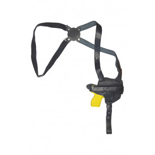 S6 Läder Axelholster för Taurus GX4 svart VlaMiTex