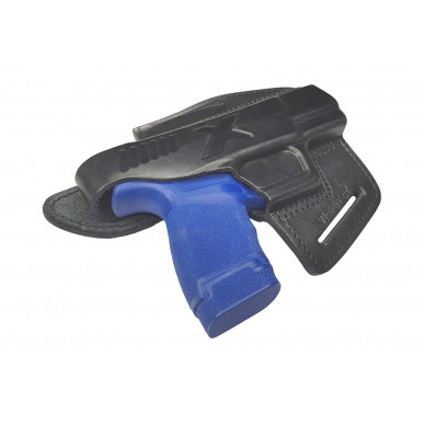 B6 Holster en cuir pour Springfield Hellcat noir VlaMiTex