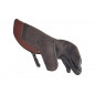 J54 Gant de fauconnier en cuir marron VlaMiTex