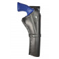 R8 Leather Holster for Smith & Wesson 29 Revolver Black VlaMiTex