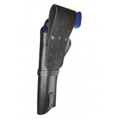 R8 Leather Holster for Smith & Wesson 29 Revolver Black VlaMiTex