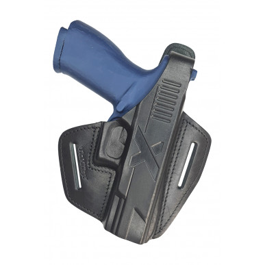 B9 Fondina in Pelle per Springfield Echelon nero VlaMiTex