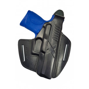 Fondina in pelle per SW M&P 2.0 OWB – Destrimano con bottone a pressione