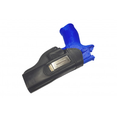 IWB 7 가죽 홀스터 Sig Sauer P320 X-Five용 검정색 VlaMITex