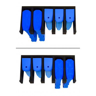 H5 Holder for 9mm Double-Stack Pistol Magazines and AR15 MagPul Magazines