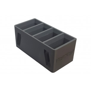 Egy soros tár tartó – 9 mm-től .45 ACP tárakhoz fegyverszekrényben