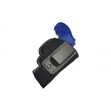 IWB 21 נרתיק אקדח מעור הפוך לרוולבר עבור מסגרת J Frame Smith & Wesson 34