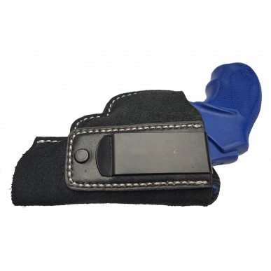 IWB 21 נרתיק אקדח מעור הפוך לרוולבר עבור מסגרת J Frame Smith & Wesson 34