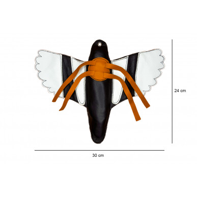 J58 Leurre Federspiel pour l'entraînement des faucons 110g Noir/Blanc