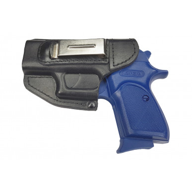 IWB 2Li Coldre de Couro para Bersa Thunder 380 Canhoto VlaMiTex