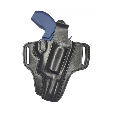 R5 リボルバー 用レザーホルスター Smith & Wesson Governor 用 黒 VlaMiTex