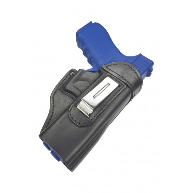 IWB 4 レザーホルスター Glock 17 用 黒 VlaMiTex