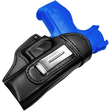 Funda de cuero IWB 3 para Walther Q4 negra VlaMiTex