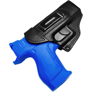 Funda de cuero IWB 3 para Walther Q4 negra VlaMiTex