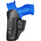 IWB 3 Fondina in Pelle per Walther Q4 nero VlaMiTex