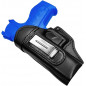 IWB 3Li Fondina in Pelle per Walther Q4 nero per Mancini VlaMiTex