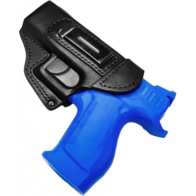 IWB 3Li Holster en cuir pour Walther Q4 noir pour gauchers VlaMiTex