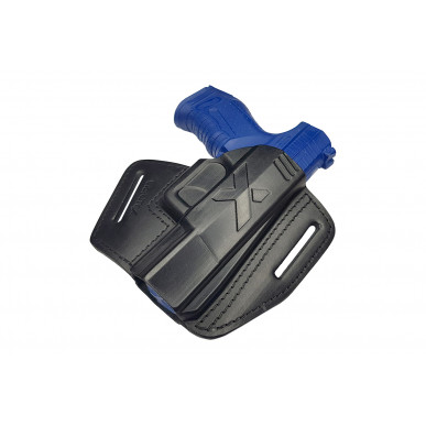 U5 Coldre de Saque Rápido em Couro para Walther PPQ M2 preto VlaMiTex