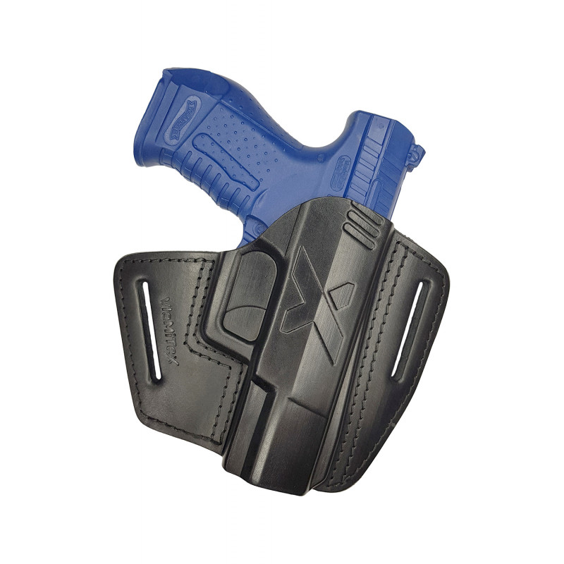 U5 Holster en cuir à dégainage rapide pour Walther PPQ M2 noir VlaMiTex