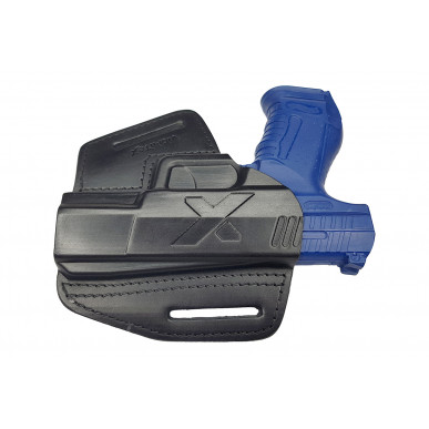 U5 Läder Snabbdragshölster för Walther PPQ M2 svart VlaMiTex