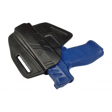 U5 Coldre Rápido de Couro para Walther PDP Cano 4 Polegadas preto VlaMiTex