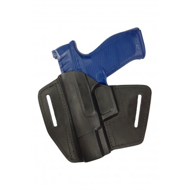 U5 Holster en cuir à dégainement rapide pour Walther PDP canon 4 pouces noir VlaMiTex