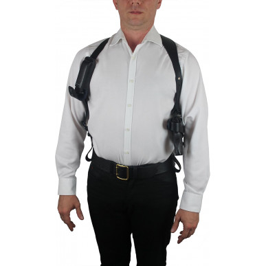 S22 Leather Shoulder Holster for Beretta Px4 Storm Black VlaMiTex