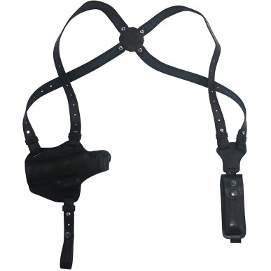 S1Li Holster d'Épaule en Cuir pour Walther PPQ pour Gaucher VlaMiTex