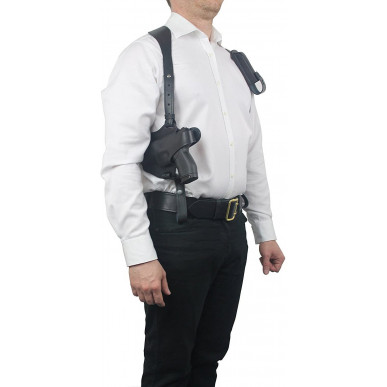 S1Li レザー ショルダーホルスター ホルスター Walther PPQ 用 左利き 用 VlaMiTex