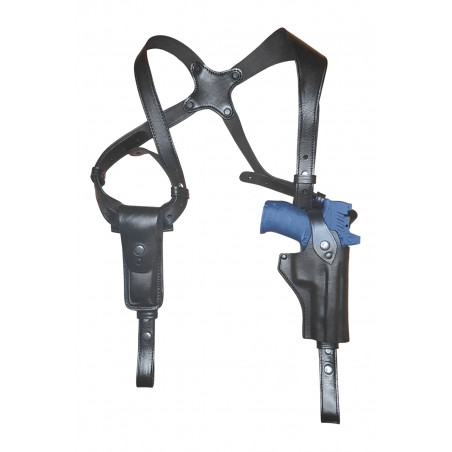 Leather Shoulder Holster CZ P-10F with Red Dot (Reflex Sight)