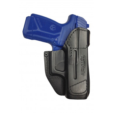 IWB 2Li Holster en cuir pour Ruger MAX 9 gaucher VlaMiTex