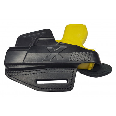 B6 Leder Holster für Taurus GX4 schwarz VlaMiTex