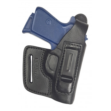 OWB / IWB 5-5 Fondina in Pelle per Walther PPK nero VlaMiTex