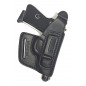 OWB / IWB 5-5 Leather Holster for Walther PP Manurhin Black VlaMiTex