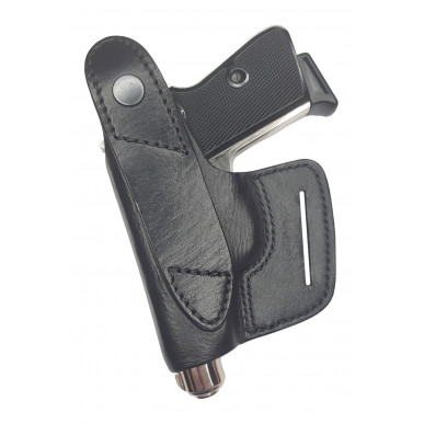 OWB / IWB 5-5 kožené puzdro pre Walther PP Manurhin čierne VlaMiTex