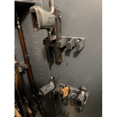 H1 Support de pistolet pour armoire à fusils
