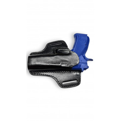 U32 Funda de cuero de extracción rápida para CZ 75 SP-01 con Red Dot VlaMiTex