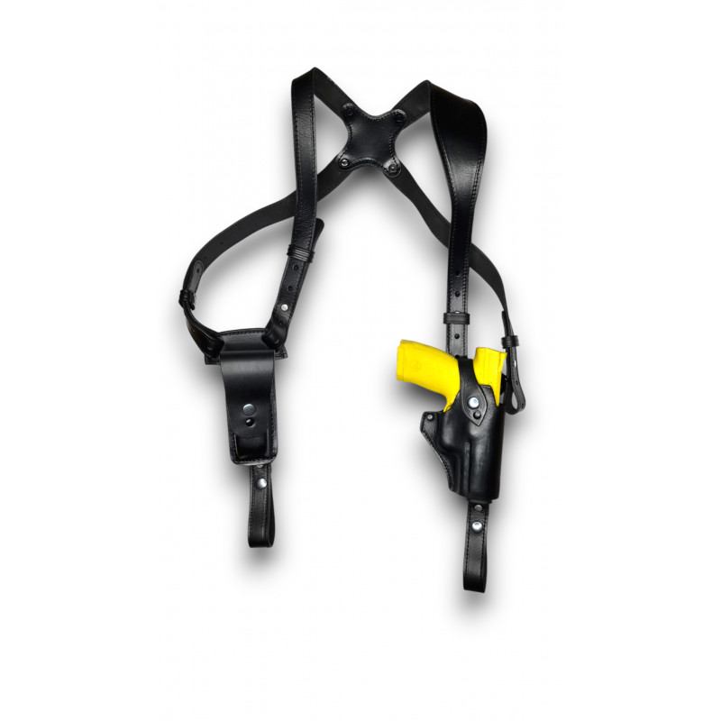 SD 5 Leder Schulterholster für CZ P-10c mit Red Dot (Rotpunkt-Visier) schwarz VlaMiTex SD 5 Leder Schulterholster für CZ P-10c mit Red Dot (Rotpunkt-Visier) schwarz VlaMiTex