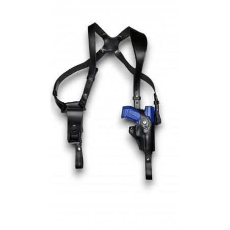 VlaMiTex Funda de Hombro de Cuero para Walther P99 Red Dot | 5-56.de