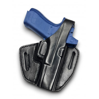 B37 Coldre de Couro para Glock 17 / 22 / 31 com Red Dot