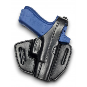 VlaMiTex Pancake kožené pouzdro pro Glock 19 / 23 / 32 / 19X / 45 s Red Dot