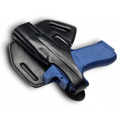 B39 Funda de cuero para Glock 19 / 23 / 32 / 19X / 45 con Red Dot