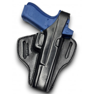 B34 Holster en cuir pour Glock 17L / 34 / 35 avec Red Dot