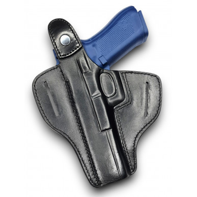 B34 Funda de cuero para Glock 17L / 34 / 35 con Red Dot